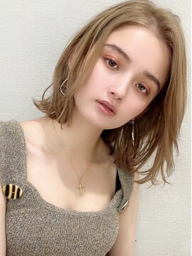 シルクレイ 新宿店(Silk-lei) ブリーチ/ダブルカラー/ヘルシースタイル/切りっぱなしボブ新宿