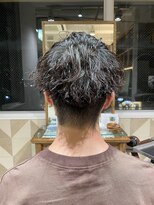 リボーン ビューティー リゾート 松戸店(re-born Beauty Resort)&nbsp;アッシュブラックベリーショートウルフカルマパーマ