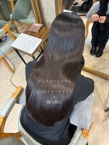 ジュエリーシステム×LULUトリートメント×縮毛矯正で艶髪