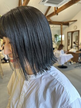 ミッケ(mikke) ブリーチなしブルーブラック