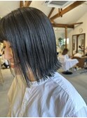 ブリーチなしブルーブラック