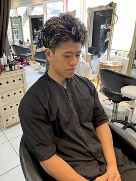 アイズ 海老名(AIZU) ザクザクショート スパイキーショート 海老名メンズショート