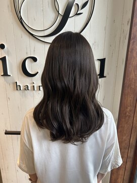 イコウヘアデザイン(icou hair design) くすみオリーブカラー♪