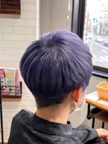 ビスイル 秋葉原店(Vis ill) ダブルカラーパープルブラックマッシュショート