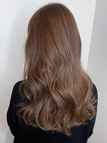 ウェイク ヘアー メイク(wake hair make)&nbsp;20代30代大人かわいいモカベージュナチュラルロブヘアー美肌