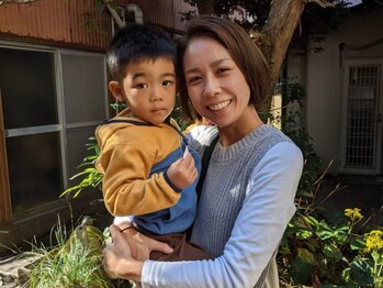 ヂウ 藤沢(zhu)の写真/自分以外誰もいない個室空間だから、お子様も一緒にサロンtimeを満喫＊[藤沢駅/個室/髪質改善/ハイライト]