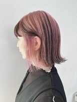 ヌークバイラヴェスト 四日市(neuk by lovest)&nbsp;ピンク×アンブレラカラー×イヤリングカラー