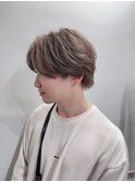 シースルーマッシュ/フェザーショート/フェイスフレーミング