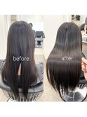 名古屋　髪質改善/縮毛矯正オフィーリア髪潤髪質改善ストレート