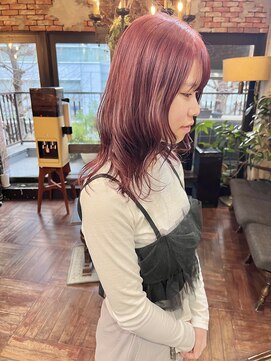 アンリ(Henri) 【かしむら】ブリーチ/ブリーチカラー/ケアブリーチ/暖色カラー