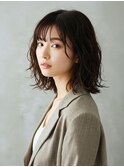 ゆるふわシースルーウェーブミディ