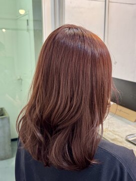 ファルベ(Farbe) ホワイトグレージュミニウルフデジタルパーマチェリーブラウン