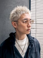 ヘアサロン エフ 渋谷(F) #メンズカット#メンズショート#ハイトーン