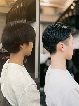 ボンド 三軒茶屋(Bond) お客様before＆after◎三軒茶屋 RYUKI メンズカット