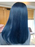 ブルーブラック髪質改善カラー【北千住】