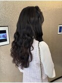波ウェーブおろしヘア