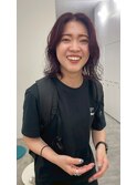 ショートヘアシースルーマッシュボブヘアタッセルボブ