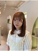 色味強めオレンジブラウン