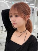 韓国風レイヤーカット髪質改善ダブルカラーハッシュカット轟れな