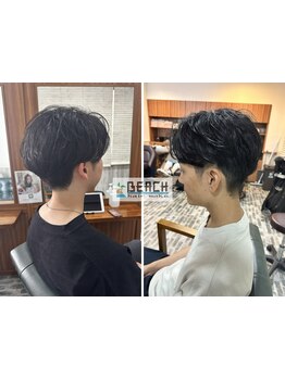 メンズカット+シャンプー\3,800！パーマ・カラー・ヘッドスパも楽しめる！[綱島駅3分]