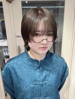 テトラ バイ ネオリーブ 横浜西口店(tetra by neolive)&nbsp;ウルフカットショート黒髪前髪顔まわり横浜美容室N