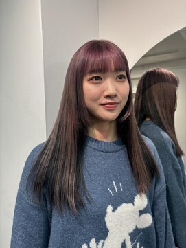 ピンクカラー/ピンクパープルカラー/カシスレッド/ハイトーン