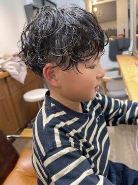 くせ毛風パーマ