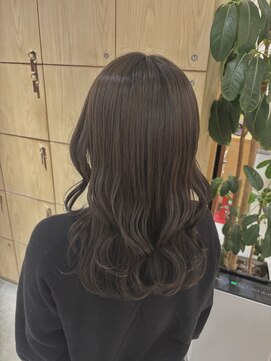 アドラーブル 万代店 (adorable) 暗め透明感カラー  アッシュグレージュ