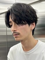 レタッチ バイ フィフス 天神大名(RETOUCH by fifth) 天神メンズパーマフェザーパーマシャドウパーマセンターパート