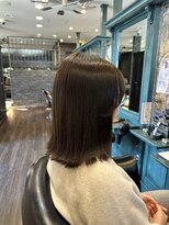 モナン 海老名(Monan)&nbsp;外ハネロブ ダークグレージュ 艶髪 髪質改善