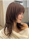 ハッシュカットレイヤーカットウルフ髪質改善トリートメント