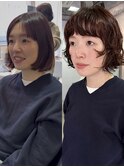 【anna style】ナチュラルボブパーマ