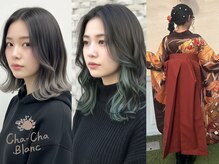 【ヘアデザイナー・着付け師】元山　Instagram：@chachablanc_773