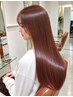 最高峰の髪質改善【ミネコラ絹髪】水素ストレート+水素カラー+カット+スパ