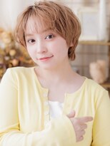 カバーヘア ブリス 上尾西口店(COVER HAIR bliss)&nbsp;夏カラーひし形ショートボブくびれレイヤーハッシュカット20代a