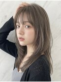 アッシュグレージュ/ワンホンレイヤー透明感韓国夏カラーp北浦和