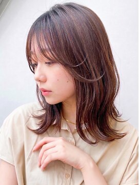 フラッグ(flag) 30代40代髪質改善カラー艶髪夏レイヤーカット小顔◎透明感