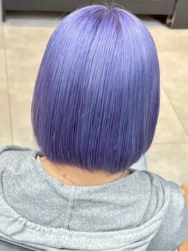 リアン 本厚木(LIAN) 透明感寒色カラー　ブリーチダブルカラーラベンダーパープル