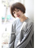 【Un ami】《増永剛大》 2017.大人かわいい、小顔グレージュボブ