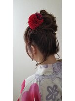 アルムヘアー(alm hair) ヘアセット、浴衣