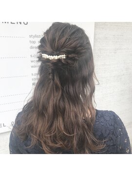 ハニー(HONEY by Chord) 【HONEY×加藤】ハーフアップ