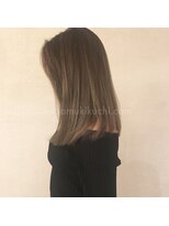 ネイミーズ 横浜関内(nameiz.)&nbsp;【横浜美容室ネイミーズ】ハイライト切りっぱなしセミロング