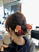 ヘアーメイク アディクト(HAIR MAKE addict)&nbsp;卒業　ヘアセット ★ addict 町田有理佳