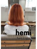ヘミ(hemi) アプリコットオレンジ
