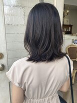 アミュレ(Amule)&nbsp;伸ばしかけにも◎ナチュラル外ハネくびれセミディ梅ヶ丘美容室