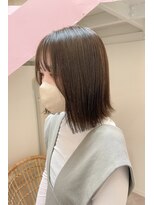 キオン(kyon)&nbsp;【kyon】オリーブベージュ ぷつっとボブ