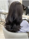 【池袋髪質改善カラー】暗すぎない透け感カラー