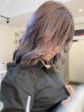 プルメリアドット(Plumeria.) インナー × ラベンダーカラー