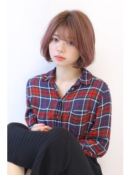 オーロ(ORO) 20代30代40代50代ピンクブラウンボブ