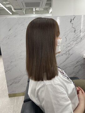 イレス 札幌駅南店(IRESU) ドレスヘア/ショコラアッシュ/縮毛矯正・ストレート